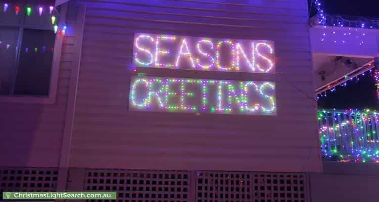 Christmas Light display at 9 Thomas Street, Cardiff