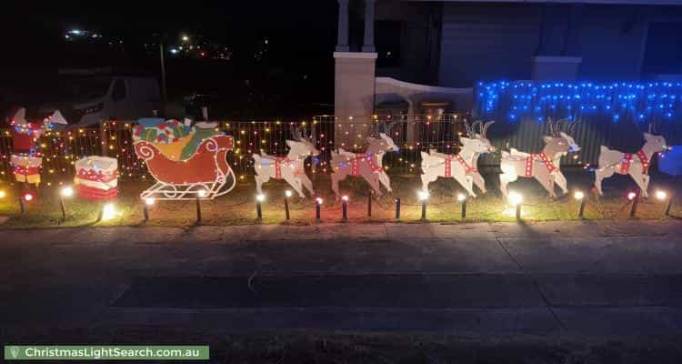 Christmas Light display at 9 Thomas Street, Cardiff