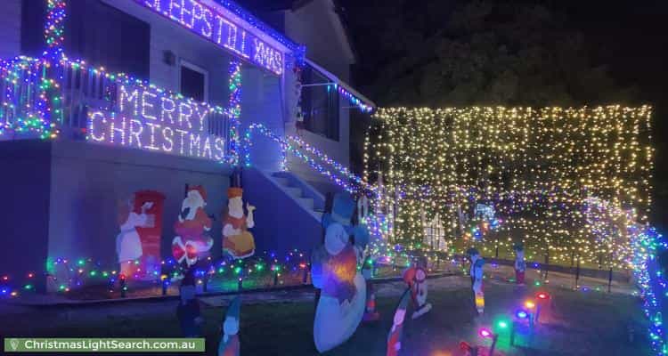 Christmas Light display at 9 Thomas Street, Cardiff