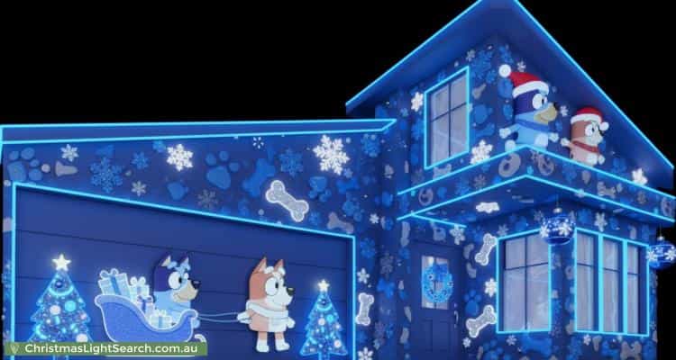 Christmas Light display at 10 Tremaine Avenue, Mickleham