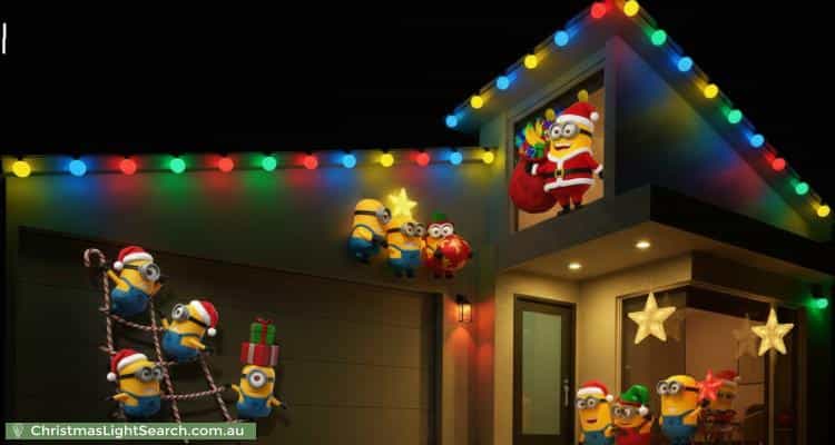 Christmas Light display at 10 Tremaine Avenue, Mickleham