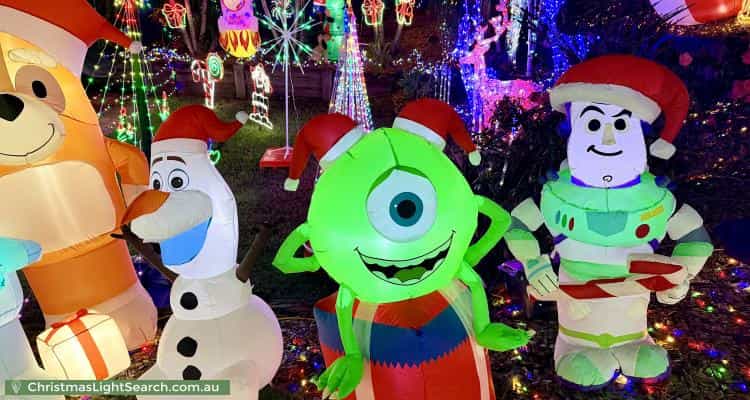 Christmas Light display at 30 Sambit Street, Tanah Merah