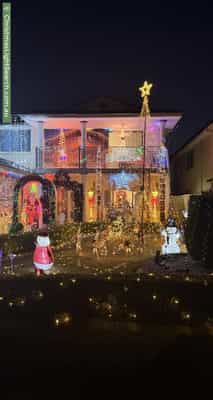Christmas Light display at 31 Errica Street, Greenfield Park