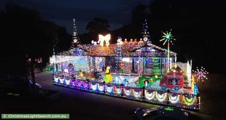 Christmas Light display at 18 Balmoral Way, Pakenham
