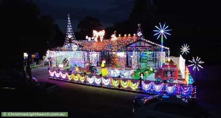 Christmas Light display at 18 Balmoral Way, Pakenham