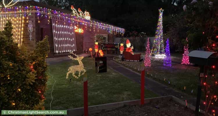 Christmas Light display at 12 Murray Avenue, Mount Barker