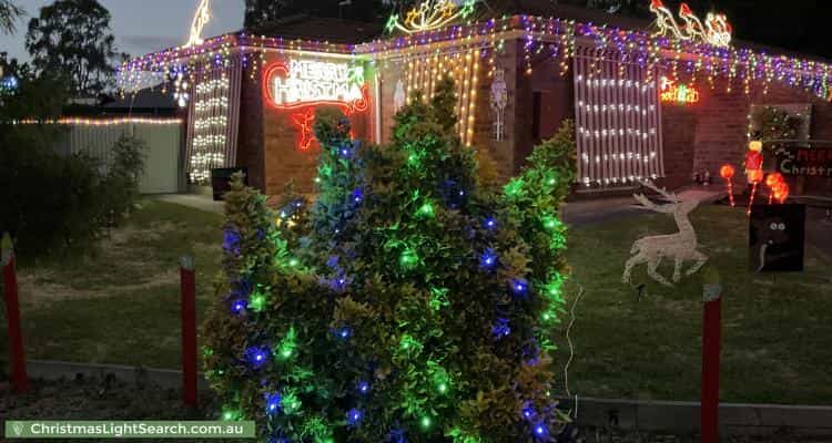 Christmas Light display at 12 Murray Avenue, Mount Barker