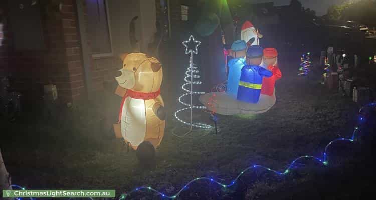 Christmas Light display at 10 Beatham Way, Cranbourne East