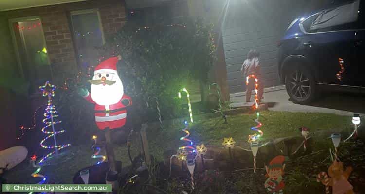 Christmas Light display at 10 Beatham Way, Cranbourne East