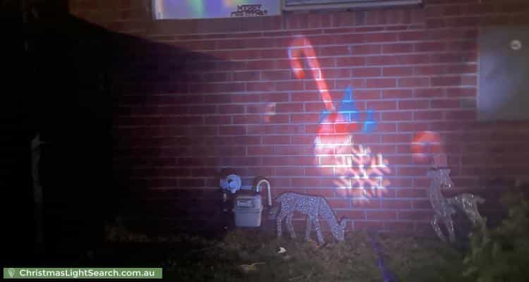 Christmas Light display at 10 Beatham Way, Cranbourne East
