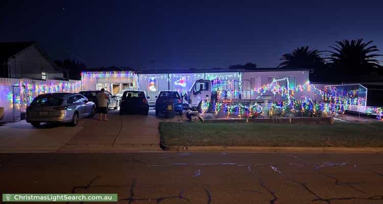 Christmas Light display at 9 Kalunga Avenue, Ingle Farm