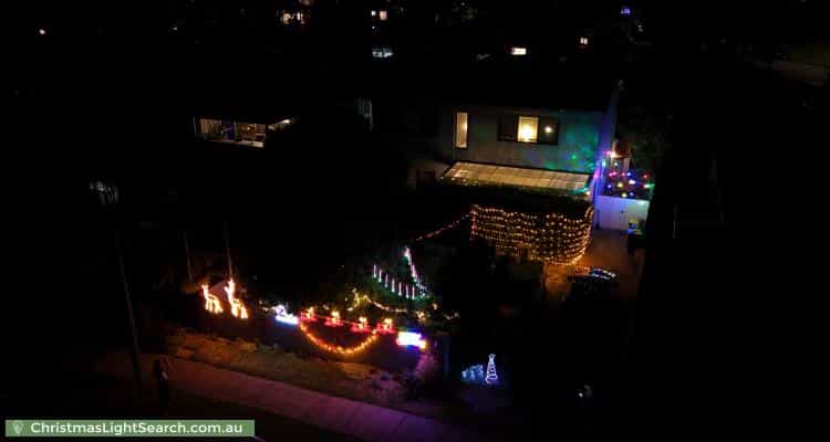 Christmas Light display at 162 Garden Street, North Narrabeen