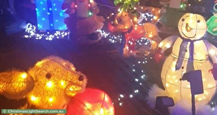 Christmas Light display at 2 Picardy Court, Hoppers Crossing