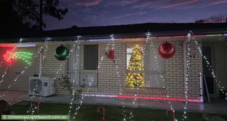 Christmas Light display at  Newline Court, Loganlea