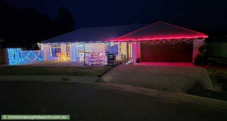 Christmas Light display at 4 Eminent Place, Jones Hill