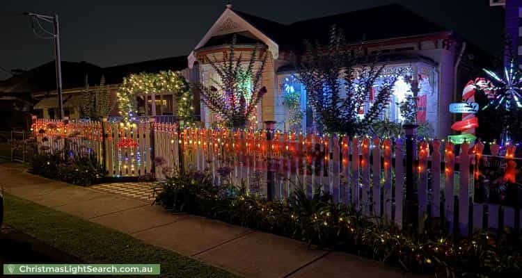 Christmas Light display at 41 Elizabeth Street, Mayfield