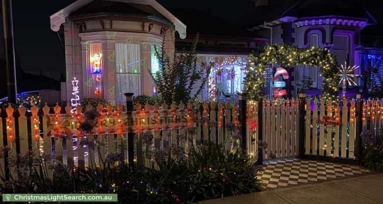 Christmas Light display at 41 Elizabeth Street, Mayfield