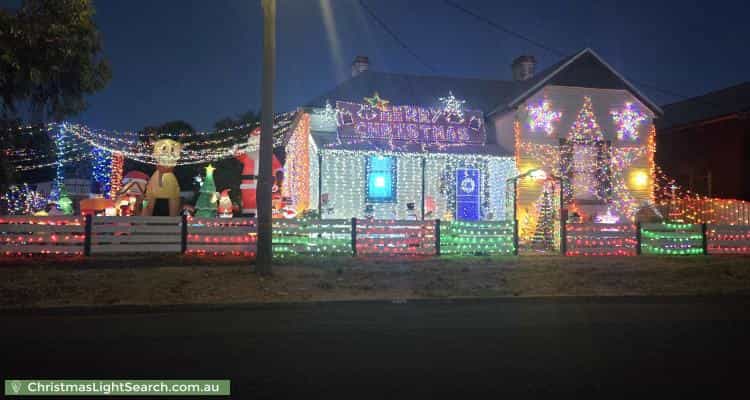 Christmas Light display at 78 Mandeville Street, Hopetoun
