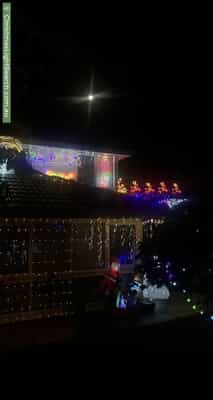 Christmas Light display at 6 Kubba Road, Ringwood North