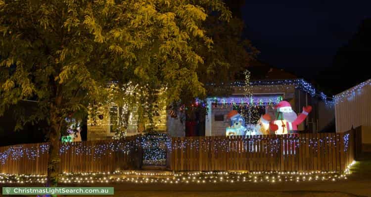 Christmas Light display at 44 Old Princes Highway, Nairne