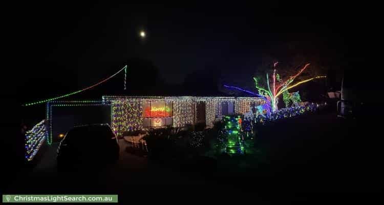 Christmas Light display at 36 Denovan Circuit, Calwell