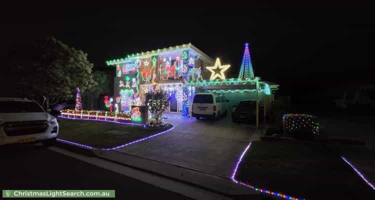 Christmas Light display at 11 Travers Street, Moorebank
