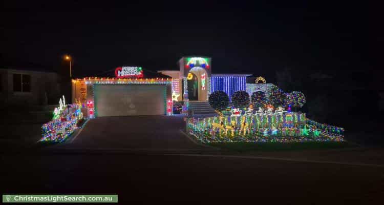 Christmas Light display at 10 Jenkyn Circle, Landsdale
