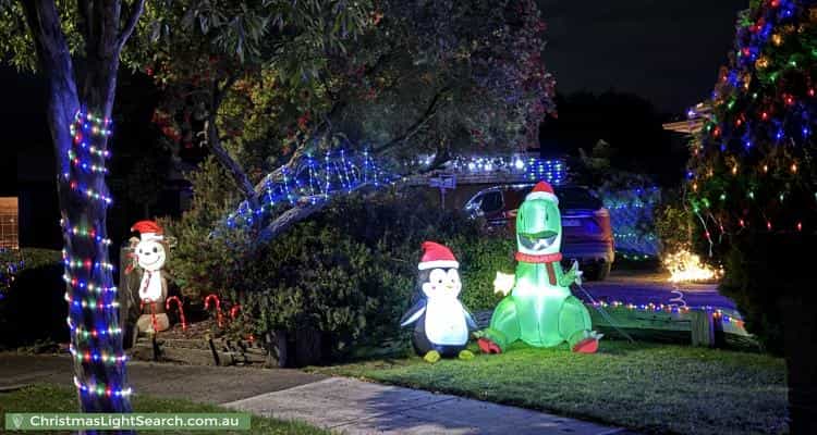 Christmas Light display at 6 Peron Court, Boronia