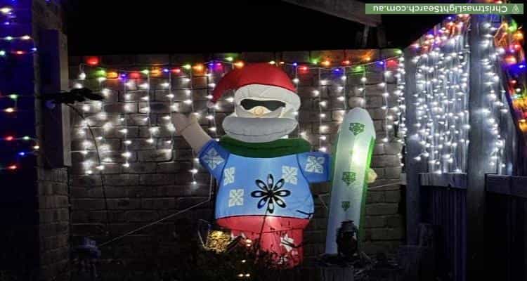 Christmas Light display at 6 Peron Court, Boronia