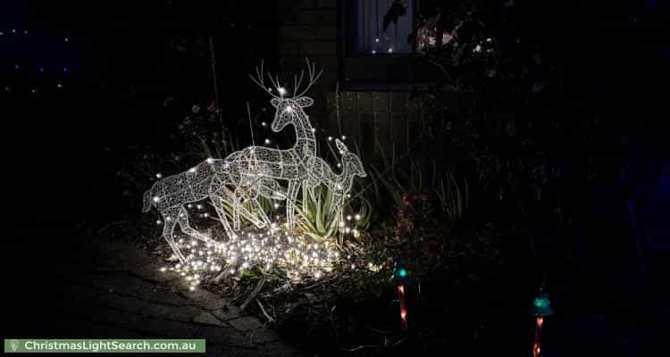 Christmas Light display at 6 Peron Court, Boronia