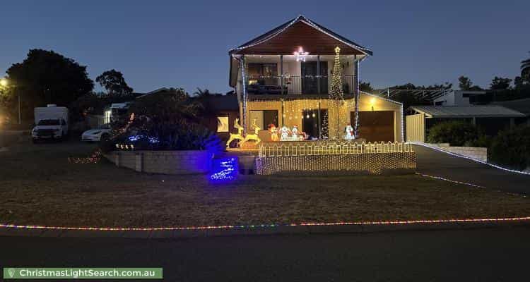 Christmas Light display at 21 Bondini Way, Bibra Lake