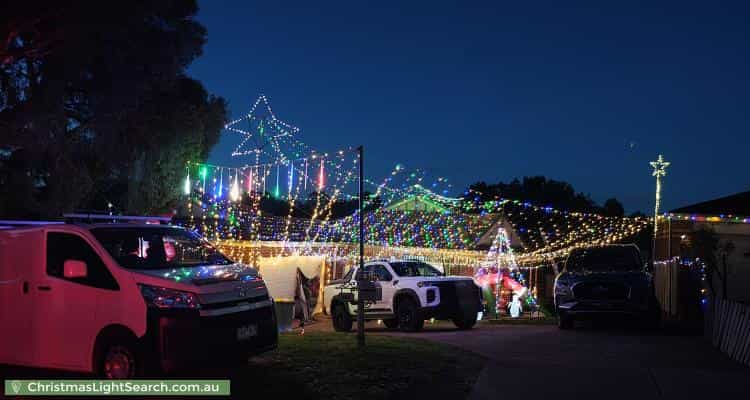 Christmas Light display at 331 Clegg Road, Wandin North