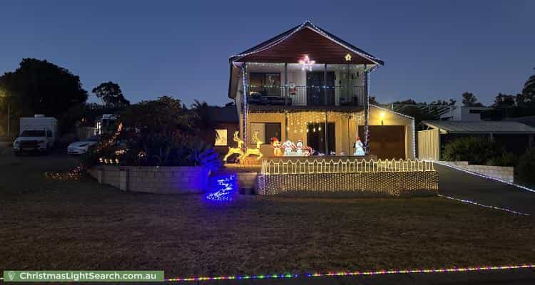 Christmas Light display at 21 Bondini Way, Bibra Lake