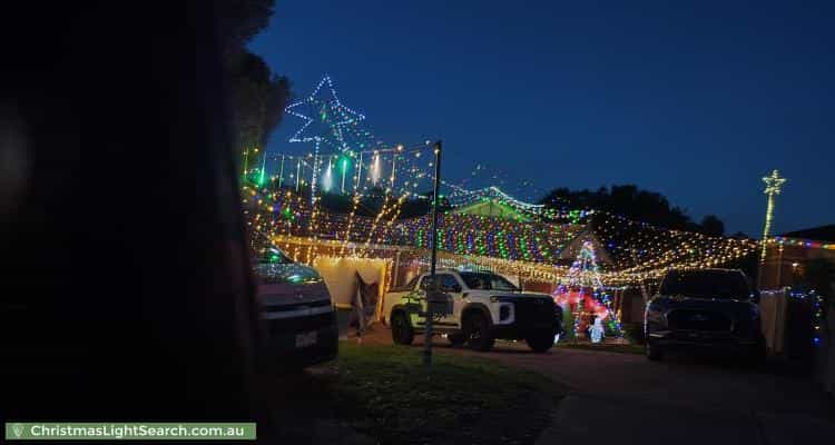 Christmas Light display at 331 Clegg Road, Wandin North