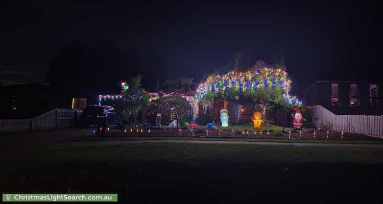Christmas Light display at  Connors Flat Road, Wandin North