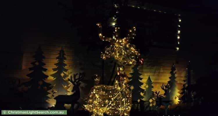 Christmas Light display at 1 Dumaurier Street, Chermside