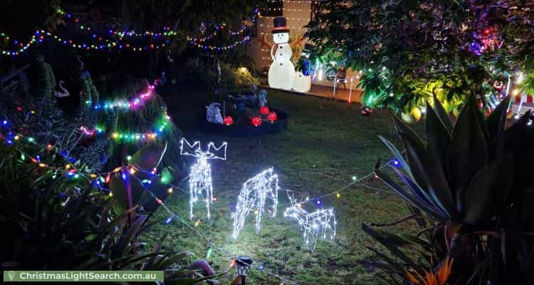 Christmas Light display at 6 Kubba Road, Ringwood North