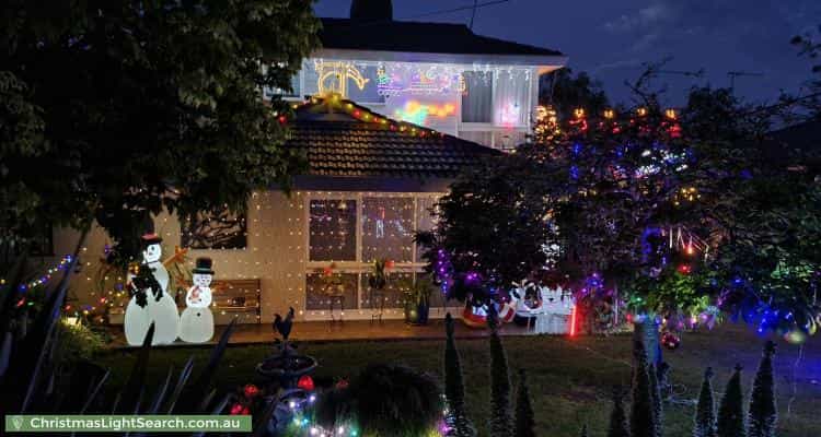 Christmas Light display at 6 Kubba Road, Ringwood North
