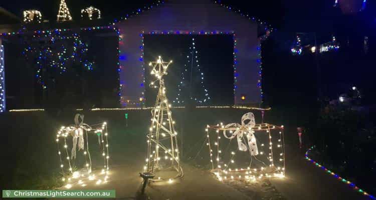 Christmas Light display at 1 Dumaurier Street, Chermside