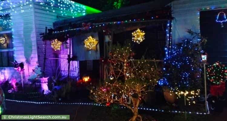 Christmas Light display at 1 Dumaurier Street, Chermside