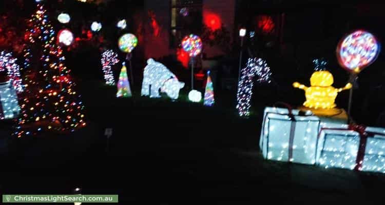 Christmas Light display at 1 Dumaurier Street, Chermside