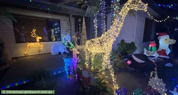 Christmas Light display at 10 Adrian Street, Bentleigh East