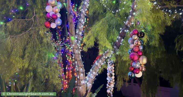Christmas Light display at 10 Adrian Street, Bentleigh East