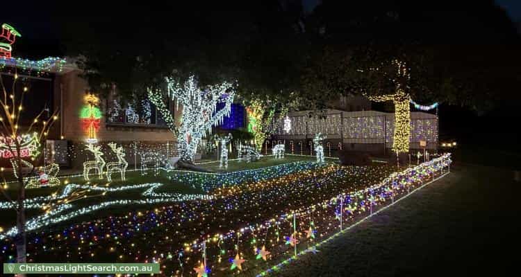 Christmas Light display at 8 Laurence Street, Rostrevor