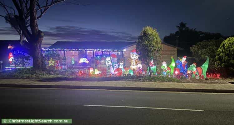 Christmas Light display at 123 Sandison Road, Hallett Cove