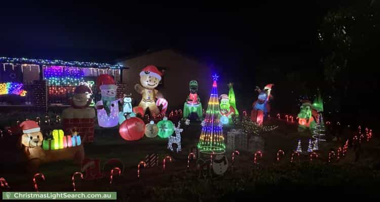 Christmas Light display at 123 Sandison Road, Hallett Cove