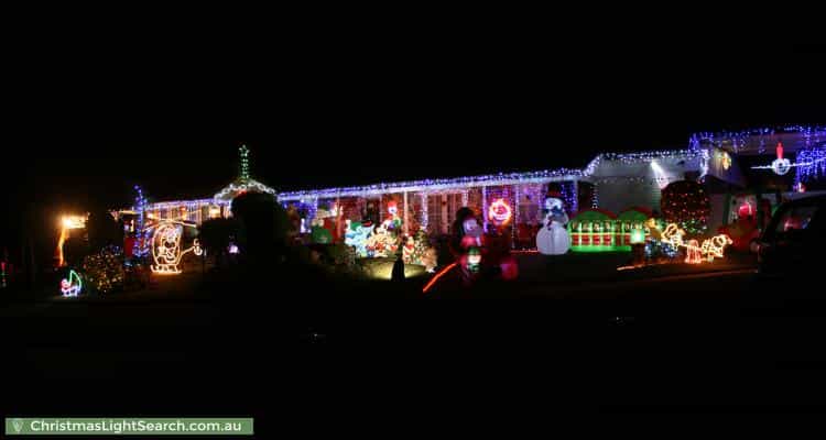 Christmas Light display at 6 Vancouver Avenue, Toongabbie