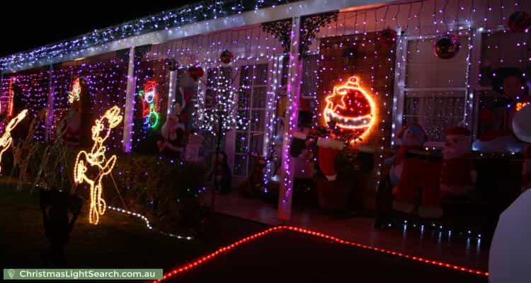 Christmas Light display at 6 Vancouver Avenue, Toongabbie