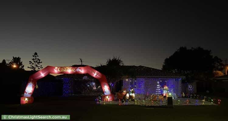 Christmas Light display at 24 Rainbird Circuit, Kallangur