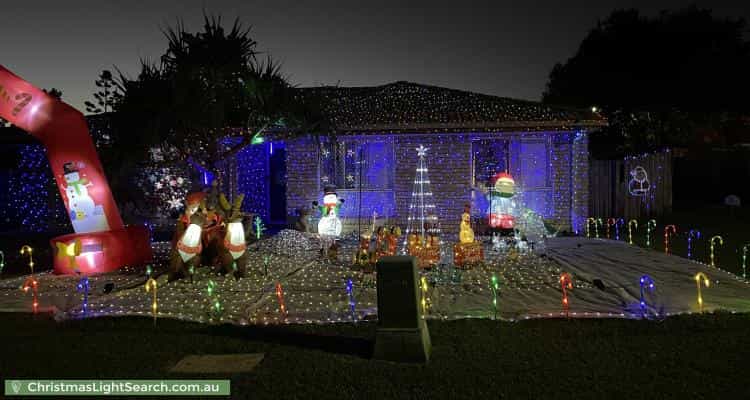 Christmas Light display at 24 Rainbird Circuit, Kallangur
